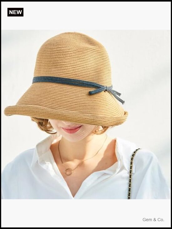 Foldable Sun Hat with Chin Straw Bonnet main image 6
